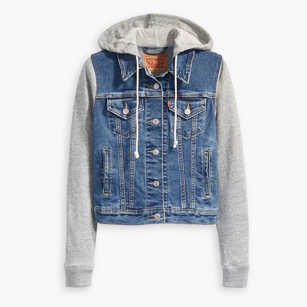 Levi’s Hybrid Denim Hoodie Classic Trucker Jacket